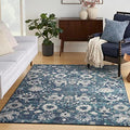 Nourison Home Passion Surf 5'3" x 7'3" Area Rug - Easy Clean, Non Shedding, Bed Room, Living Room, Dining Room, Kitchen (5' x 7') by NourisonHome