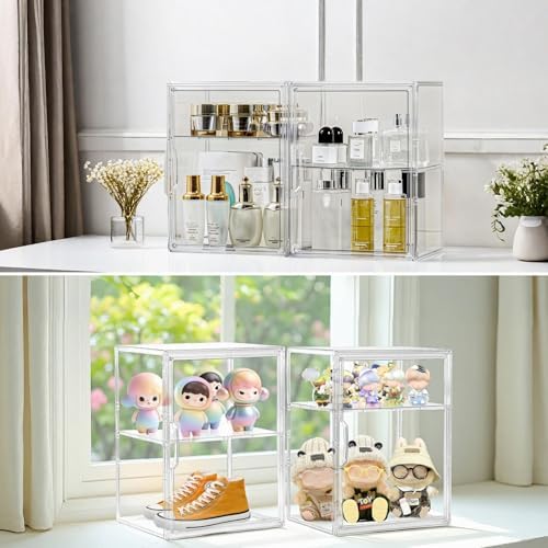 Attelite Acrylic Display Case for Collectibles 3 Adjustable Layers 2Pack - Image 5