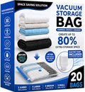 20 Jumbo Vacuum seal bags for clothing travel,comforter vacuum storage bag by Unknown