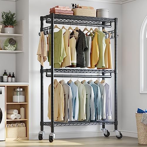 VIPEK R2 Clothes Rack for Hanging Clothes Rolling Clothing Rack Heavy Duty - Image 2