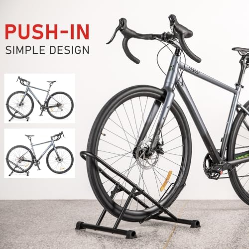 cyclists Indoor Bike Floor Stand - Bike Storage Rack for Garage/Home - Image 6