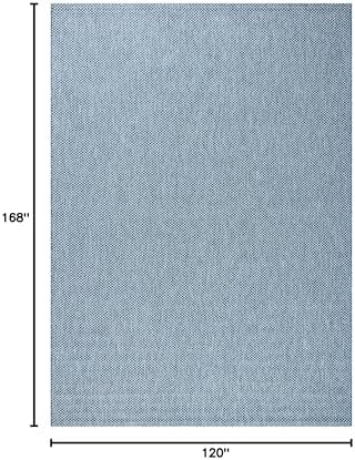 SAFAVIEH Courtyard Outdoor Area Rug 10x14, X-Large Navy & Grey CY8521-36821 - Image 2