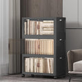 UAMFURI 156QT Stackable Storage Bins with Lids,Doors & Wheels by UAMFURIDirect