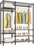 VIPEK V2S Heavy Duty Clothes Rack Portable Closet Organizer System Black by VIPEK