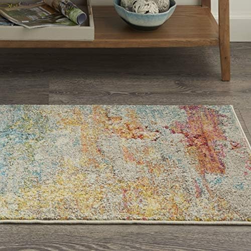 Nourison Home Celestial Sealife 3' x 5' Area Rug - Easy Clean, Non Shedding, Bed Room, Living Room, Dining Room, Kitchen (3' x 5') - Image 2