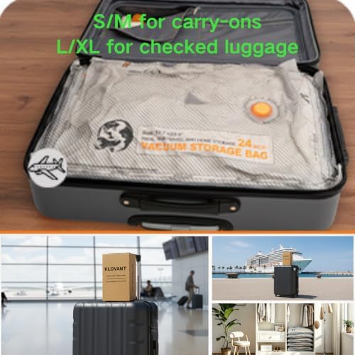 XL Vacuum Storage Bags with Cordless Pump, 18-Pack 4 Sizes for Home Travel - Image 3