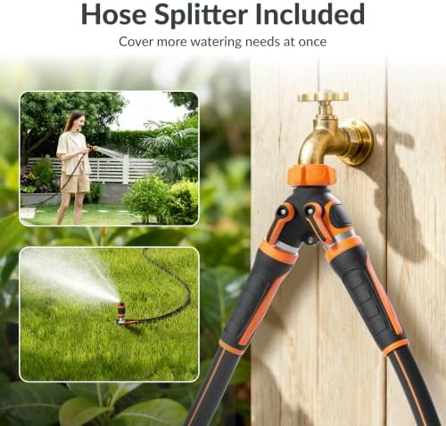 Giraffe Tools Retractable Hose Reel 1/2" x 100 ft with Hose Splitter - Image 7