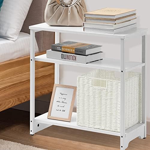 Vagusicc Wicker Storage Basket, Set of 2 Hand-Woven Storage Baskets for Organizing, Foldable Cube Storage Bins, 11 Inch Wicker Storage Baskets for Shelves and Decor, Square Closet Organizer, White - Image 5