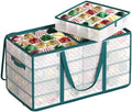 SONGMICS Large Christmas Ornament Storage Box, with 128 Slots by SONGMICSbySONGMICSHOME