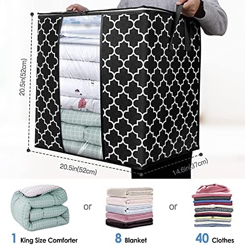 Storage Bags 8 Pack 100L Clothes Organization and Storage Containers - Image 2
