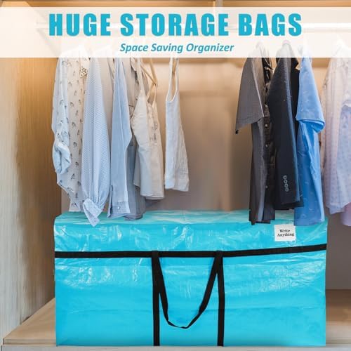 Windyun 4 Pack 69 Gallon Extra Large Moving Bags XXL Heavy Duty Storage Bag - Image 6