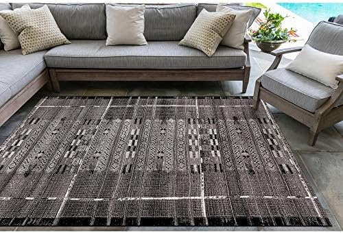 Liora Manne Indoor/Outdoor Rug, 6'6" x 9'4", Floral Navy - Image 2