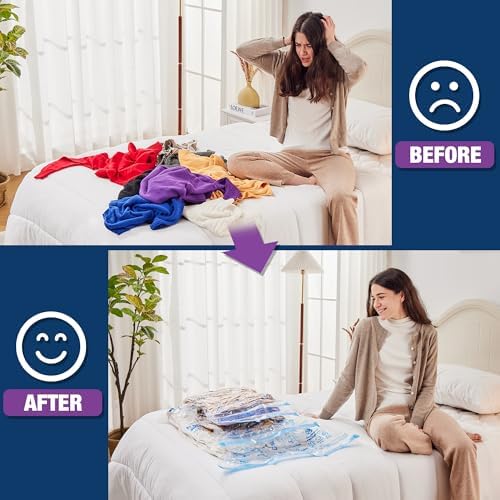 XXL Jumbo Vacuum Seal Storage Bags Extra Large for Clothing Bedding - Image 5