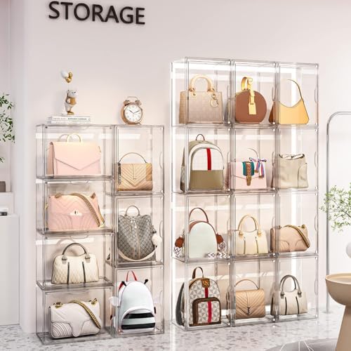3 Packs Clear Handbag Storage Organizer for Closet - Image 4