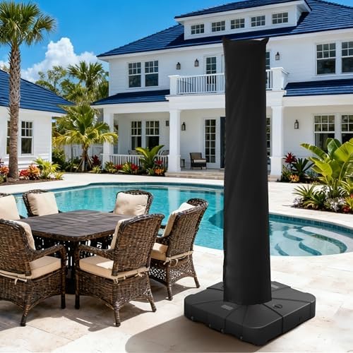 Patio Cantilever Umbrella Outdoor Waterproof Cover with Zippe - Image 5