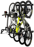 StoreYourBoard Bike Storage Rack, 4 Bike Racks for Garage, Solid Steel Extra Heavy Duty BLAT Bike Rack - Garage Wall Mounted Bicycle Storage, Up to 200lbs, 32-inch by StoreYourBoard