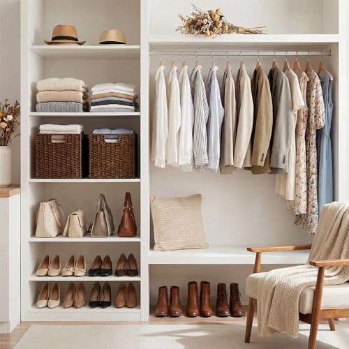 StorageWorks 11 inch Cube Storage Bins, Wicker Storage Cubes 11x11x11,Brown - Image 6