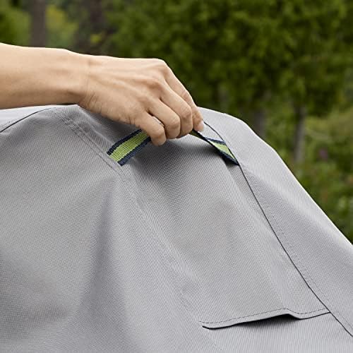 DUCKCOVERS Soteria Waterproof 101 Inch Patio Offset Umbrella Cover with Integrated Installation Pole, Patio Furniture Covers - Image 3