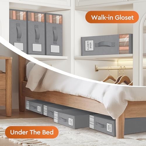 StorageTastic Bed Sheet Closet Organizers and Storage Under Bed Storage - Image 6