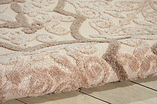 Nourison Home Aloha Cream 5'3" x 7'5" Area Rug - Easy Clean, Non Shedding, Bed Room, Living Room, Dining Room, Kitchen (5' x 8') - Image 6