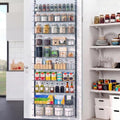ElegantArray 10-Tier Pantry Door Organizer, Deep Gray by Unknown