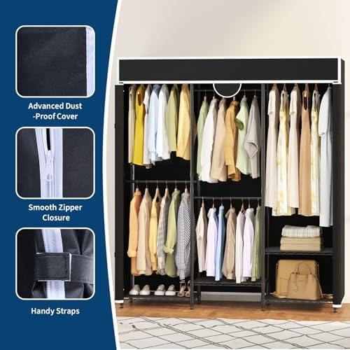 Garvee Heavy Duty Carbon Steel Portable Closet, 1100lbs, Adjustable - Image 3
