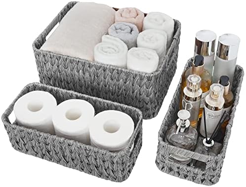 GRANNY SAYS Bundle of 3-Pack Wicker Baskets & 3-Pack Wicker Storage Baskets - Image 3