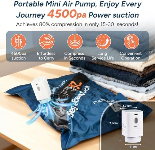 Vacuum Seal Storage Bags Tear- and Water-Resistant for Clothing, Travel - Image 6