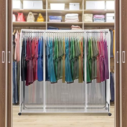 Sorbus Garment Rack Cover, Dustproof Clothing Protector (2 Pack) - Image 6