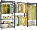 Ulif E1 Heavy Duty Closet Garment Rack, Easy to Assemble Wardrobe, Black by Ulif