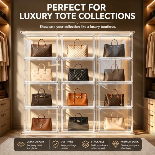 3 Pack Extra XXX-Large Purse Handbag Organizer for Closet 17.7''x13''x13'' - Image 6