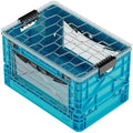 SIDIO Collapsible Storage Bin with Lid & Dividers, SIDIO Blue by Sidio