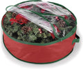 Whitmor Wreath and Garland Bag for 30-Inch Wreaths (Pack of 6) by Whitmor