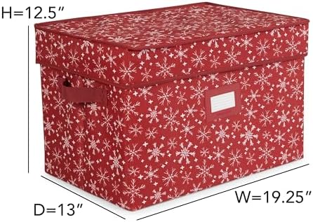 Covermates Adjustable Ornament Storage Box, 19.25" W x 13" D x 12.5" H - Image 3