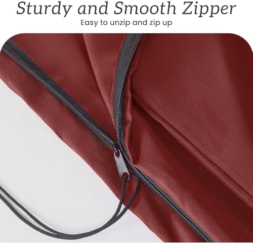 Cantilever Patio Umbrella Cover with Zipper and Rod - Image 5