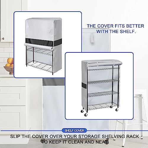 Shelf Cover, Wire Rack Cover 36" W x 18" D x 72" H - Image 7