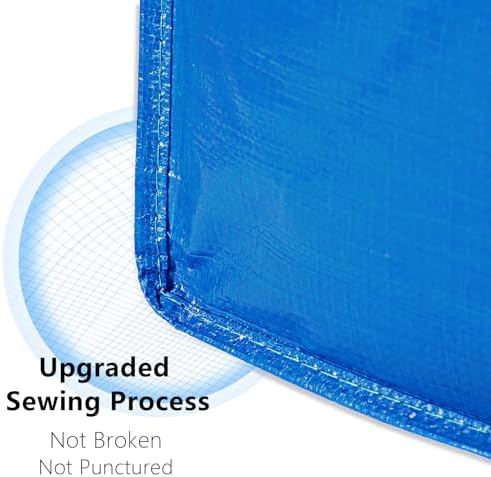 Heavy Duty Extra Large Blue Moving Bags with Strong Zipper Backpack Handles - Image 5