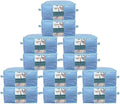Kuber Industries Foldable Underbed Storage Bag|Organizer For Clothes Large|Non-Woven Comforter, Blanket Cover|Metalic Print & Side Handle|Pack of 12 (Sky Blue) by Kuber+Industries
