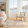 Nourison Home Aloha Sage Rose 5'3" x 7'5" Area Rug - Easy Clean, Non Shedding, Bed Room, Living Room, Dining Room, Kitchen (5' x 8') by NourisonHome