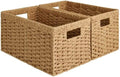 StorageWorks Wicker Storage Baskets for Shelves, Paper Rope Basket, 2-Pack by StorageWorks