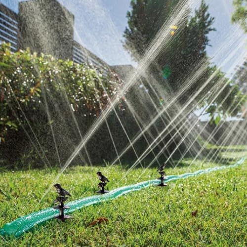 2 Pcs Heavy Duty Cast Iron Garden Hose Guide Stakes, Maijdoany Yard Art Decor, Bird-Shaped Hose Guards Keeps Garden Hose Out of Flower Beds for Plant Protection Greenhouse - Image 5