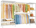 Golpart Heavy Duty Clothes Rack Metal Wardrobe with Adjustable Wire Shelves by Golpart