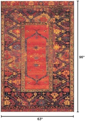 Unique Loom Outdoor Tribal Collection Area Rug - Quepos (5' 3" x 8' Rectangle, Multi/ Black) - Image 2