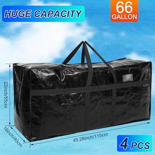4 Pcs 66 Gallon Extra Large Moving Bags Heavy Duty Storage Bag - Image 2
