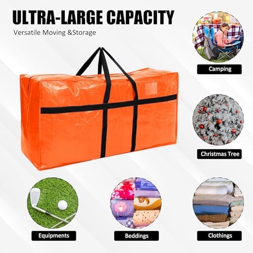 4 Pcs 66 Gallon Extra Large Moving Bags Heavy Duty Storage Bag - Image 6