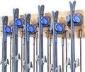 Ski & Snowboard Wall Rack for Garage Wall Fits Any Ski/board, Ski Wall Mount Holders Damage-Free Storage Rack, Garage Organization Space-Saving Winter Gear Organizer, Blue, 6 Pack by SkifavsSkiWallMount