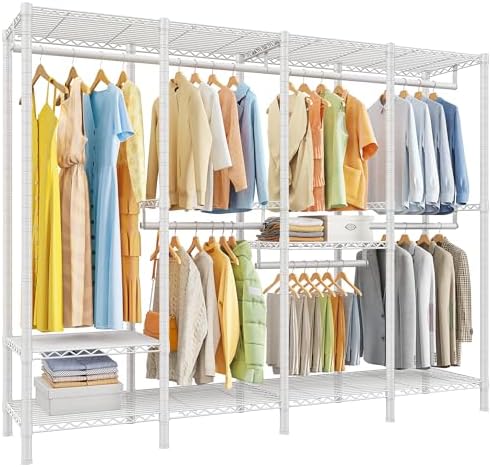 Raybee Clothes Rack, Heavy Duty Freestanding Closet Storage System 1100LBS by Raybee