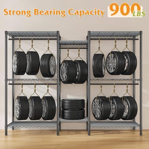 Raybee Clothes Rack, L Shaped Portable Closets for Hanging Clothes, 900LBS - Image 6