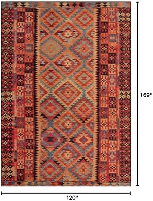 Unique Loom Outdoor Tribal Collection Area Rug - Tortuguero (10' x 14' 1" Rectangle, Multi/ Blue) - Image 2