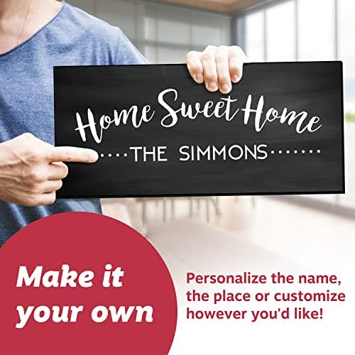 Pattern Pop Personalized Chalkboard Look Home Sweet Home Key Hanger - Image 4